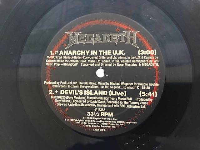 виниловая пластинка Anarchy in the U.K.