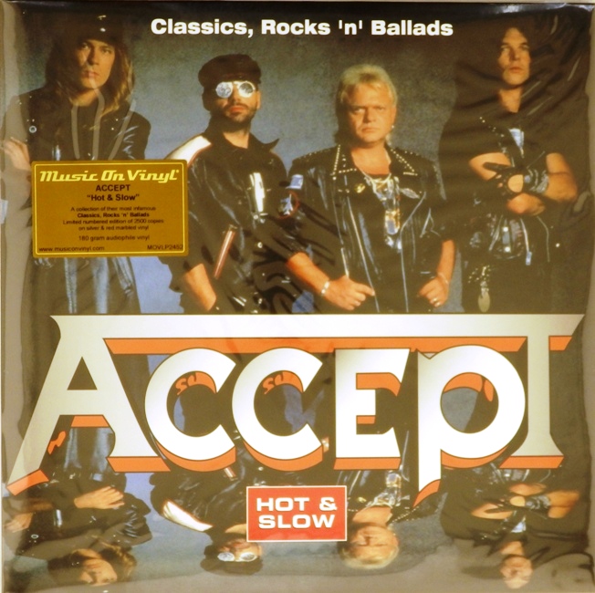 виниловая пластинка Hot & Slow. Classics, Rocks 'n' Ballads (2 LP) (Silver & red marbled vinyl)