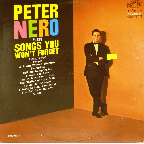 виниловая пластинка Peter Nero plays songs you won't forget