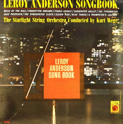 виниловая пластинка Leroy Anderson Song Book