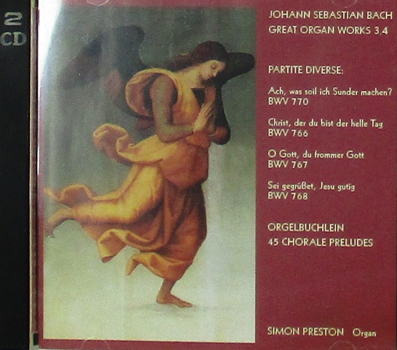 cd-диск Johann Sebastian Bach / Great Organ Works 3,4 (2×CD)