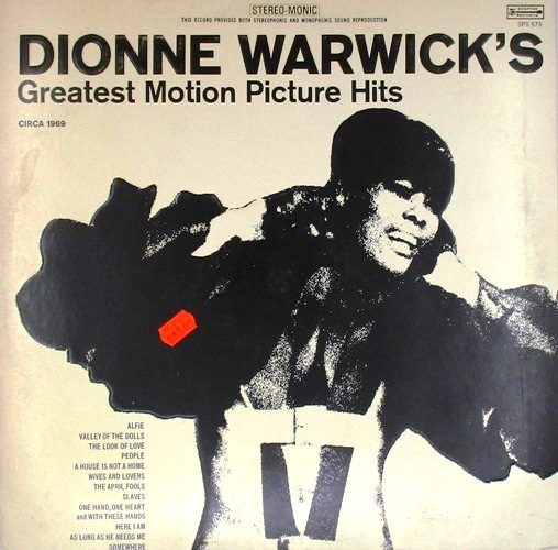 виниловая пластинка Dionne Warwick's Greatest Motion Picture Hits