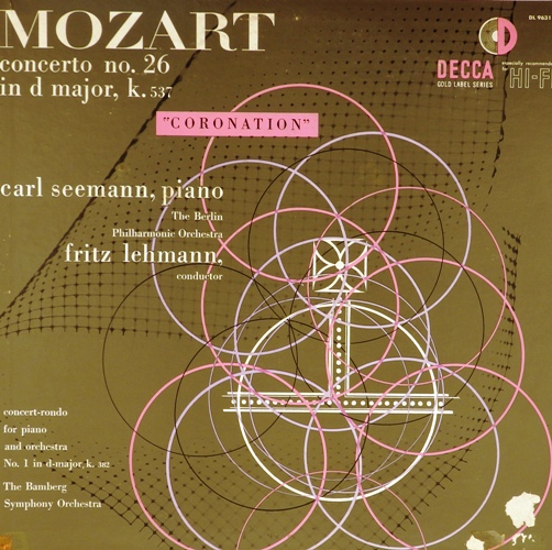 виниловая пластинка W.A.Mozart. Concerto No.26