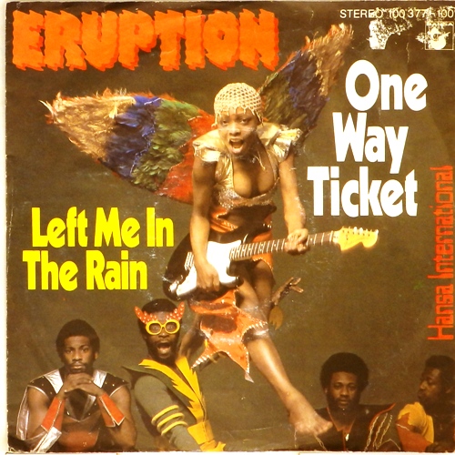 виниловая пластинка One way ticket / Left me in the rain (45r.p.m.)